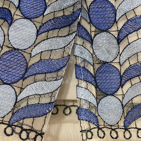 ECI Pencil Skirt with Embellished Design SZ 12 - Picture 8 of 12